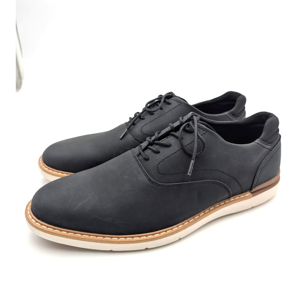 Nordstrom Rack Casual Lace-Up Derby Shoes Men’s Black Size US11.5M EU44.5